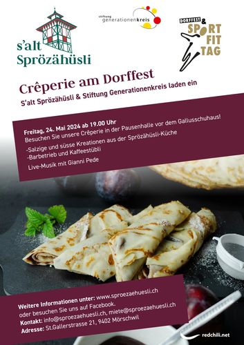 Crêperie am Dorffest